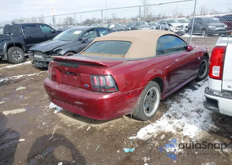 2004 Ford Mustang from USA, damaged, VIN 1FAFP44424F103648